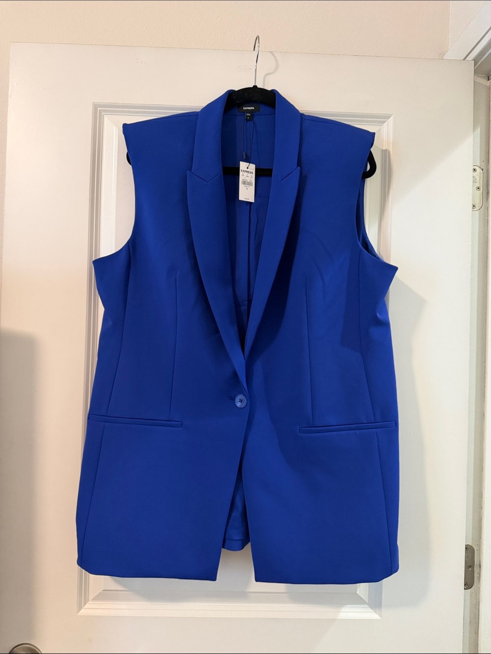 Express Sleeveless Blazer Vest